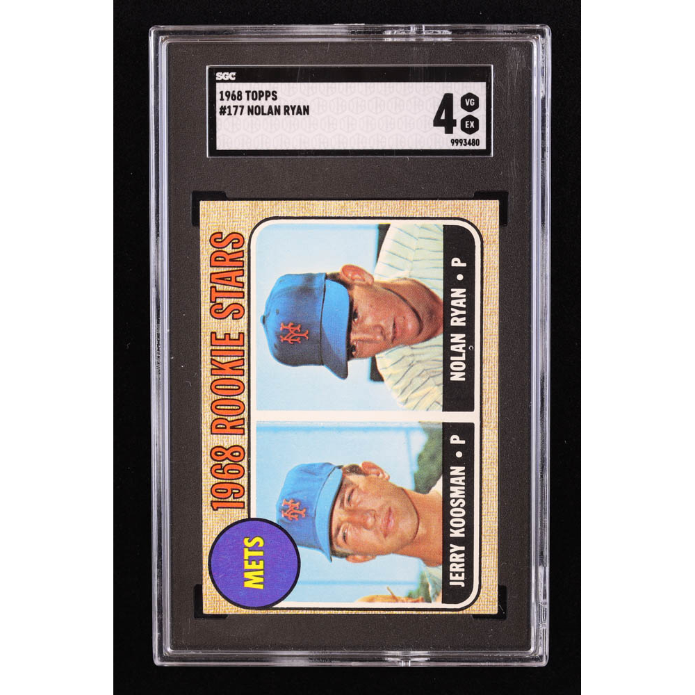 Nolan Ryan / Jerry Koosman 1968 Topps Rookie Stars #177 RC (SGC 4 ...