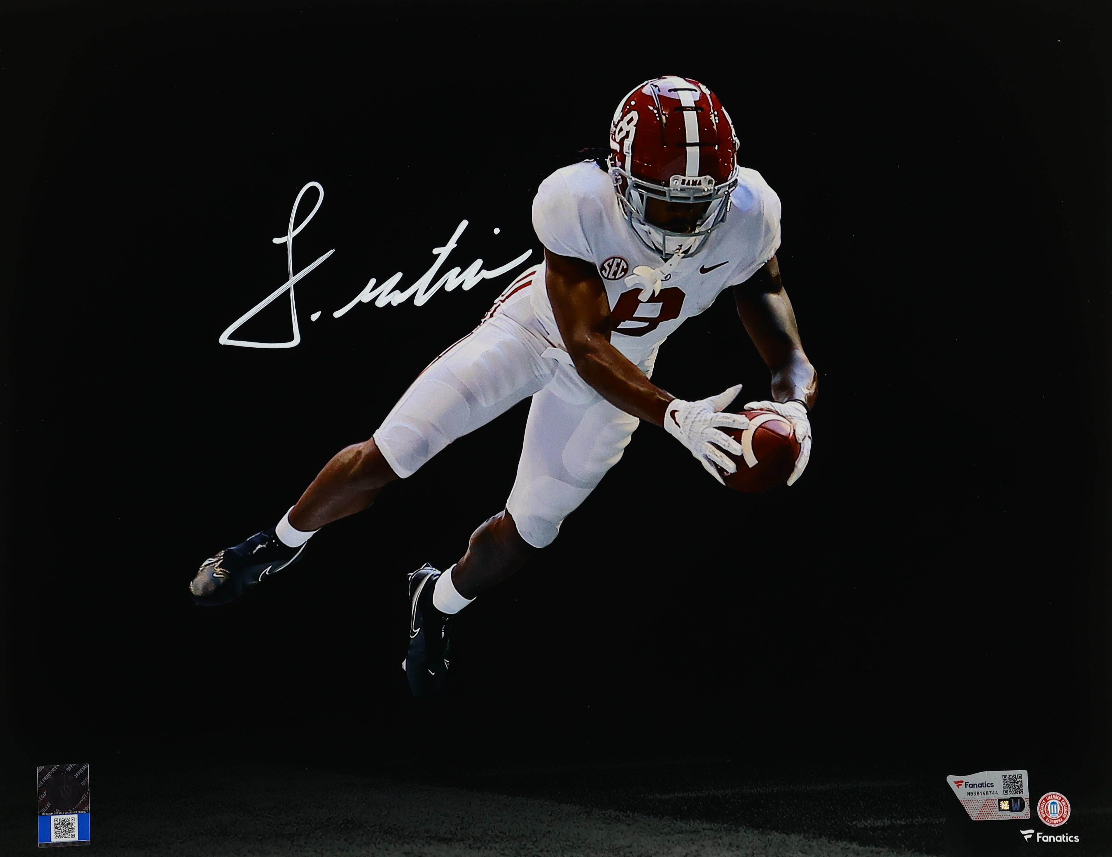 John Metchie Signed 11x14 Photo (Fanatics) at PristineAuction.com John Metchie Signed 11x14 Photo (Fanatics) at PristineAuction.com