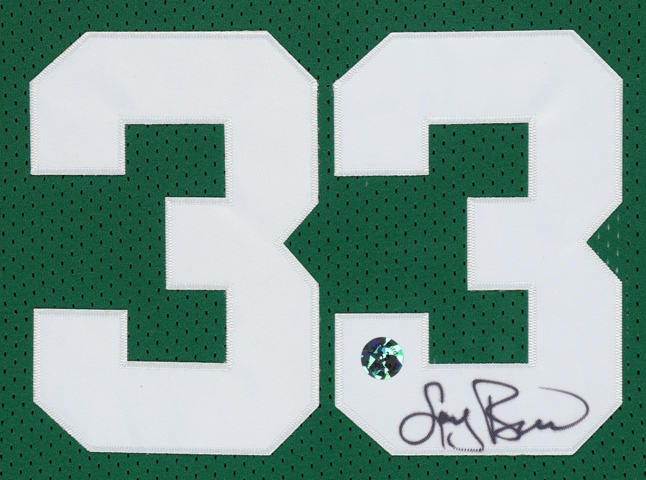 Larry Bird Signed Custom Framed Jersey Display (Bird) at PristineAuction.com Larry Bird Signed Custom Framed Jersey Display (Bird) at PristineAuction.com