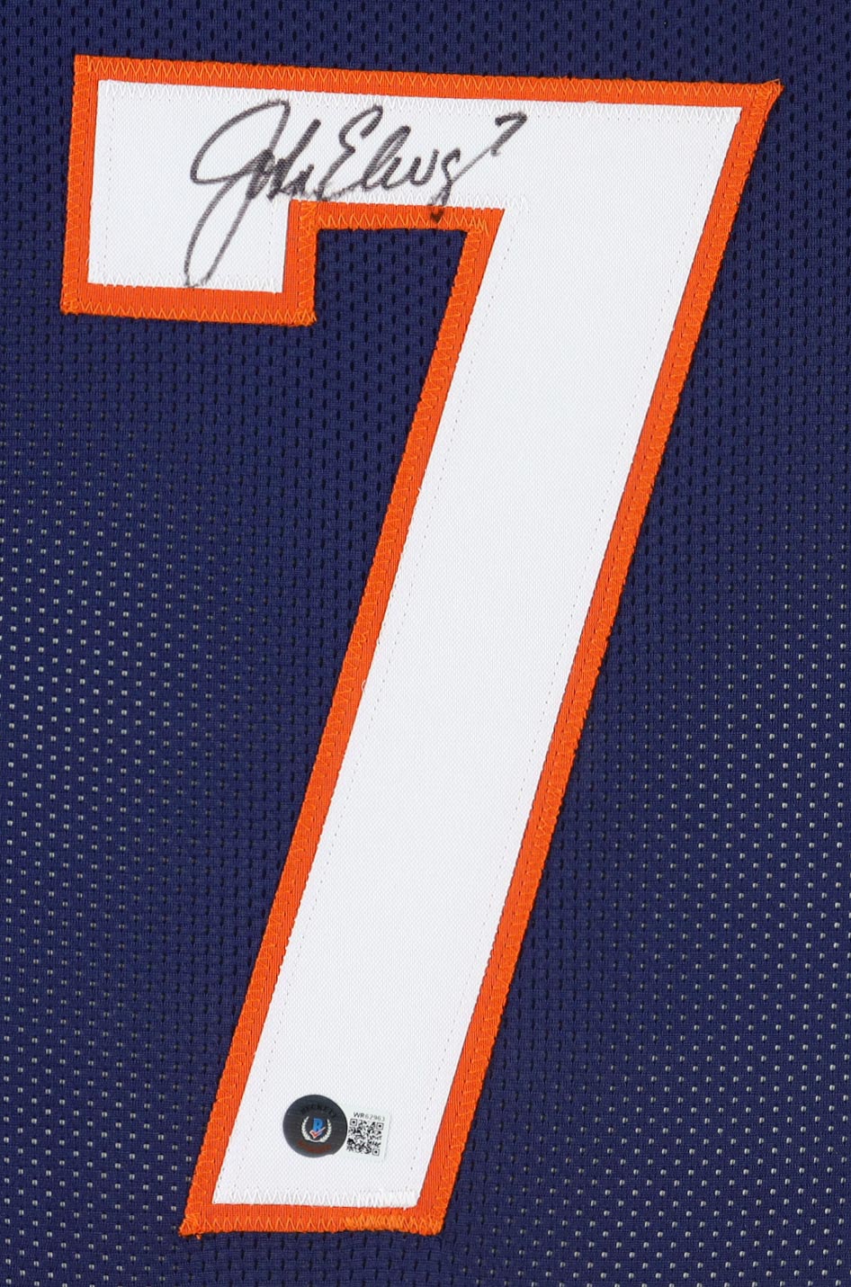 John Elway Signed Custom Framed Jersey Display (Beckett) at PristineAuction.com John Elway Signed Custom Framed Jersey Display (Beckett) at PristineAuction.com