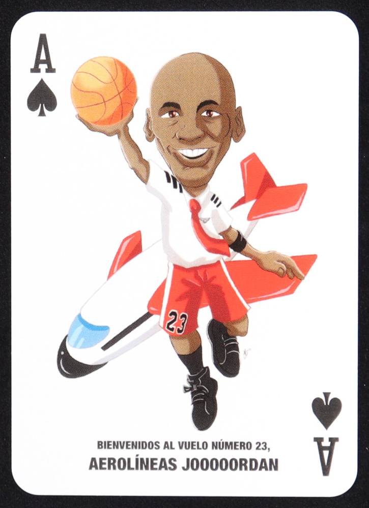 michael jordan playing card