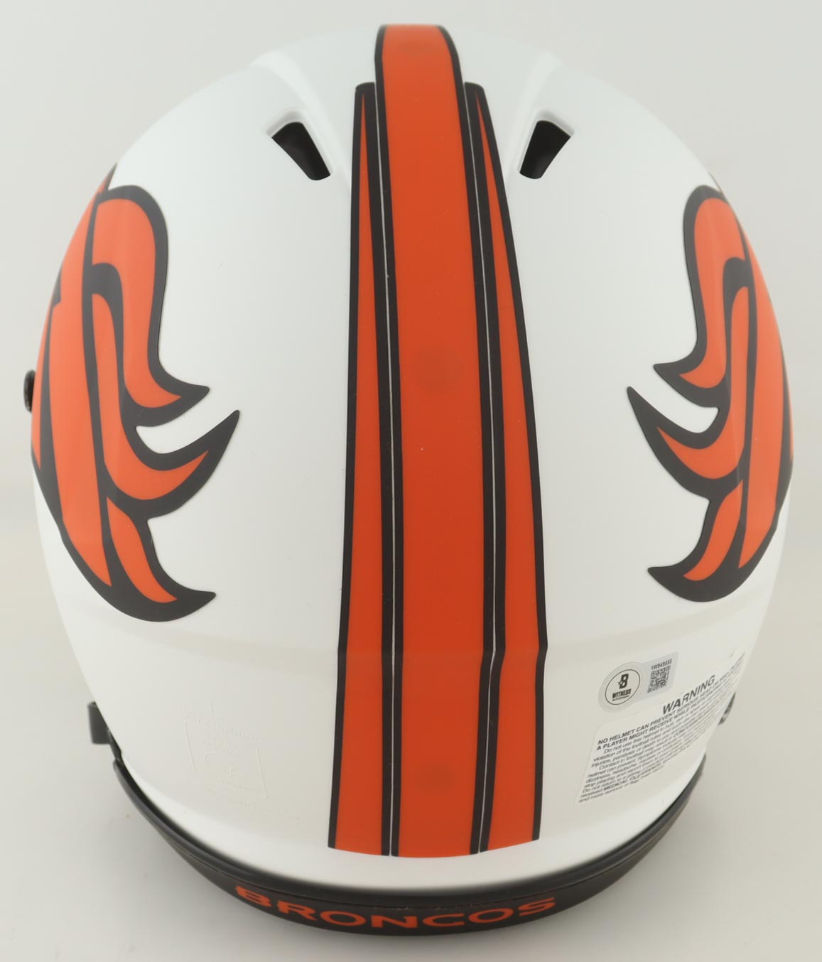 Bo Nix Signed Broncos Full-Size Authentic On-Field Lunar Eclipse Alternate Speed Helmet (Beckett) at PristineAuction.com Bo Nix Signed Broncos Full-Size Authentic On-Field Lunar Eclipse Alternate Speed Helmet (Beckett) at PristineAuction.com