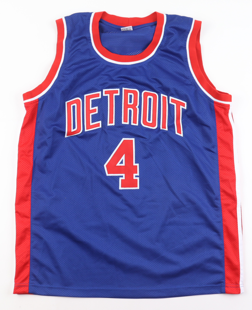 Joe Dumars Signed Jersey (Beckett) at PristineAuction.com Joe Dumars Signed Jersey (Beckett) at PristineAuction.com