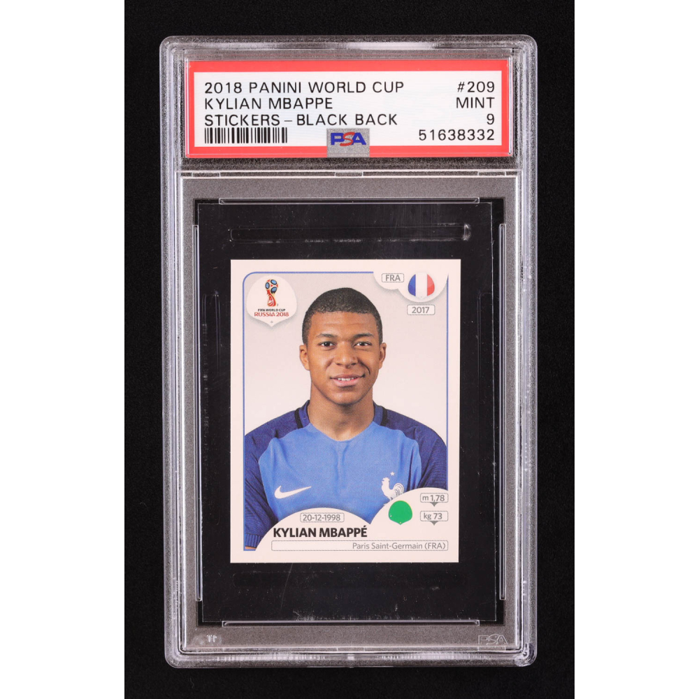 Carte Panini Coupe Du Monde 2018 – France #181 – Dos Rose – PSA 9 MINT