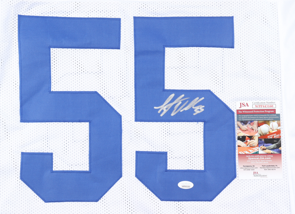 Leighton Vander Esch Signed Jersey (JSA) at PristineAuction.com Leighton Vander Esch Signed Jersey (JSA) at PristineAuction.com