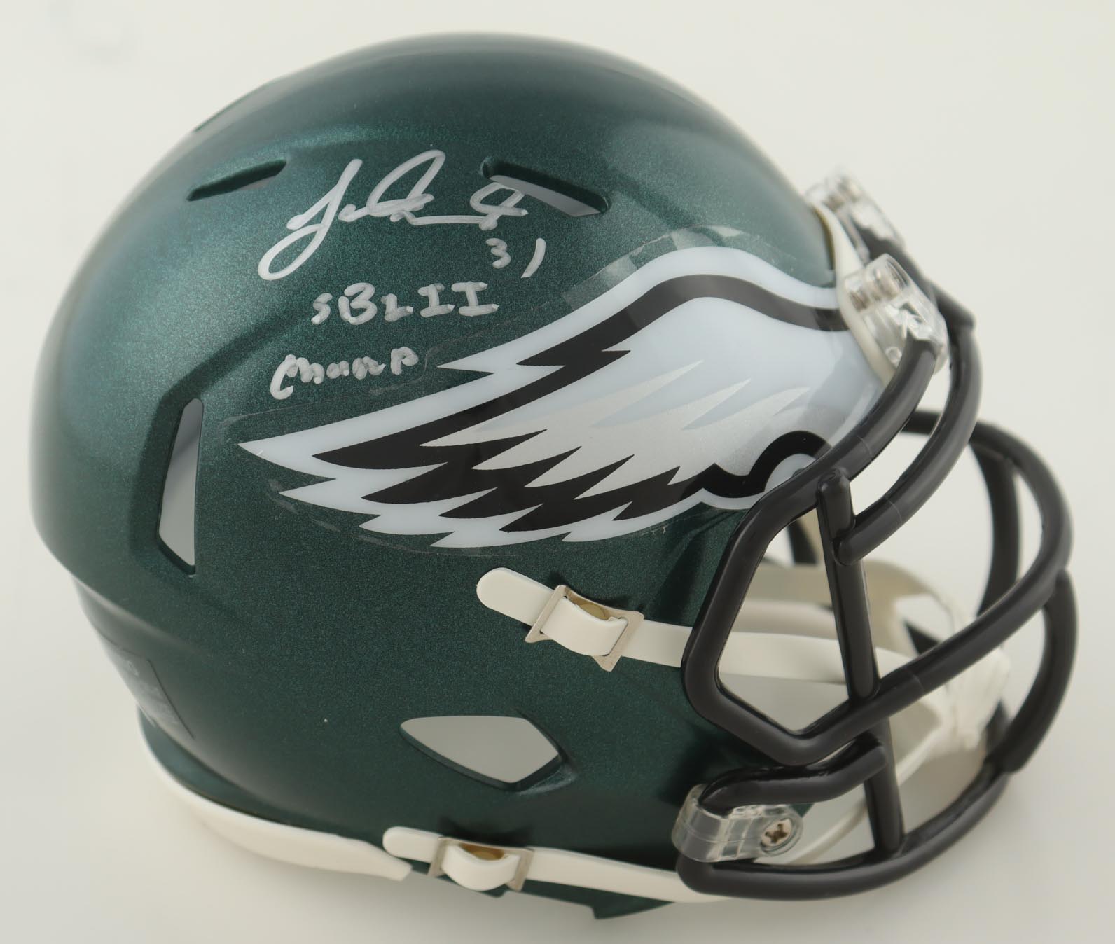 Jalen Mills Signed Eagles Speed Mini Helmet Inscribed "SB LII Champ" (Beckett) at PristineAuction.com Jalen Mills Signed Eagles Speed Mini Helmet Inscribed "SB LII Champ" (Beckett) at PristineAuction.com
