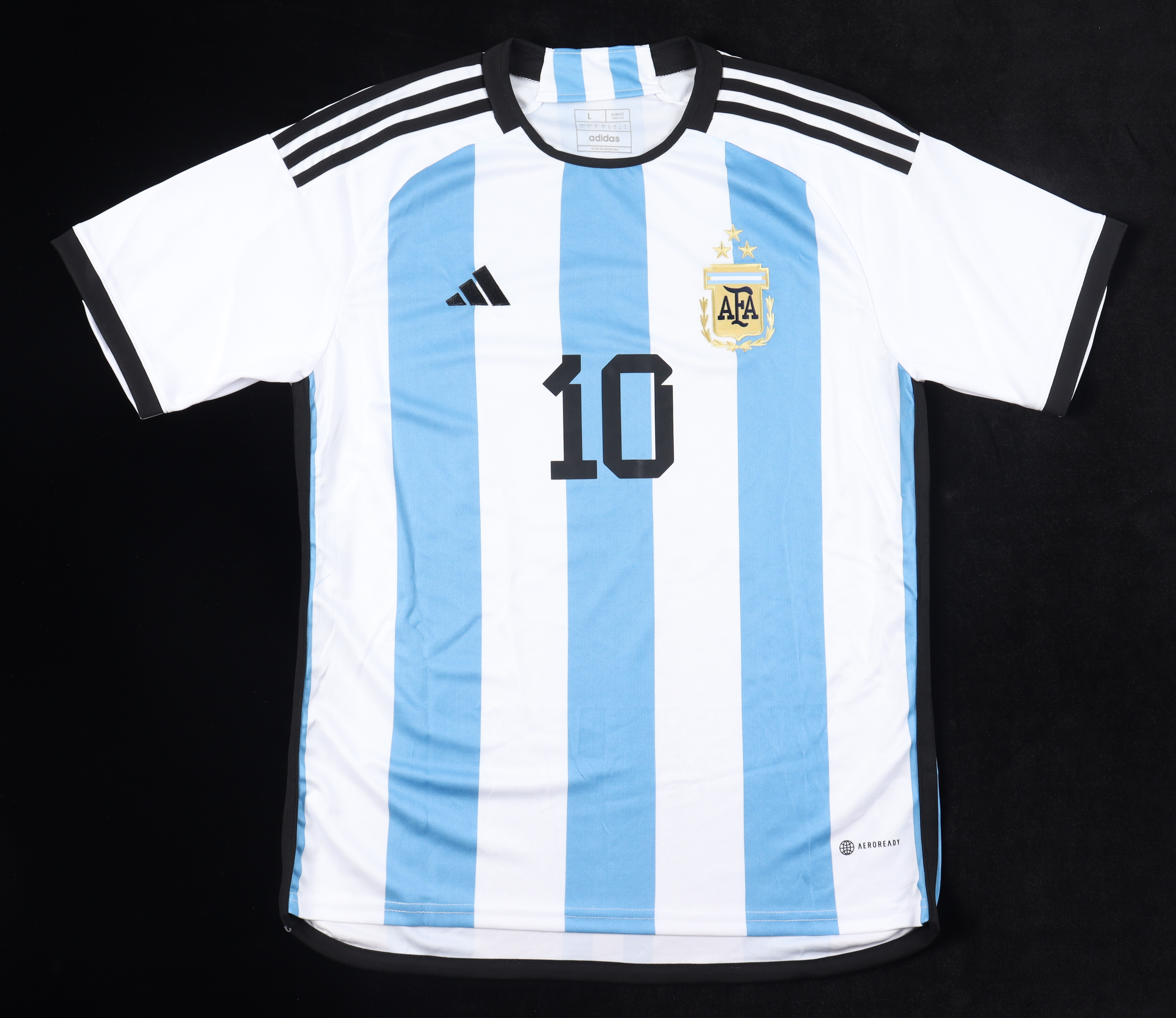 Lionel Messi Signed Argentina National Team Jersey Inscribed "LEO" (Beckett) at PristineAuction.com Lionel Messi Signed Argentina National Team Jersey Inscribed "LEO" (Beckett) at PristineAuction.com
