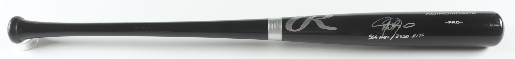 Rafael Palmeiro Signed Rawlings Pro Baseball Bat Inscribed "569 HR's / 3020 Hits" (Beckett) at PristineAuction.com Rafael Palmeiro Signed Rawlings Pro Baseball Bat Inscribed "569 HR's / 3020 Hits" (Beckett) at PristineAuction.com