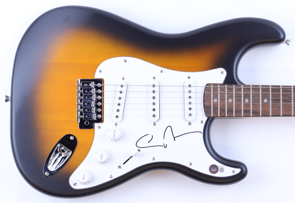 Carlos Santana Signed Full-Sizes Stratocaster Electric Guitar (Beckett) at PristineAuction.com Carlos Santana Signed Full-Sizes Stratocaster Electric Guitar (Beckett) at PristineAuction.com