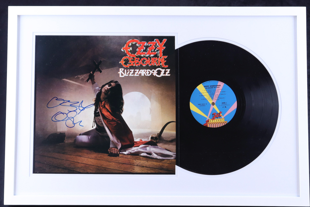 ozzy osbourne signed album