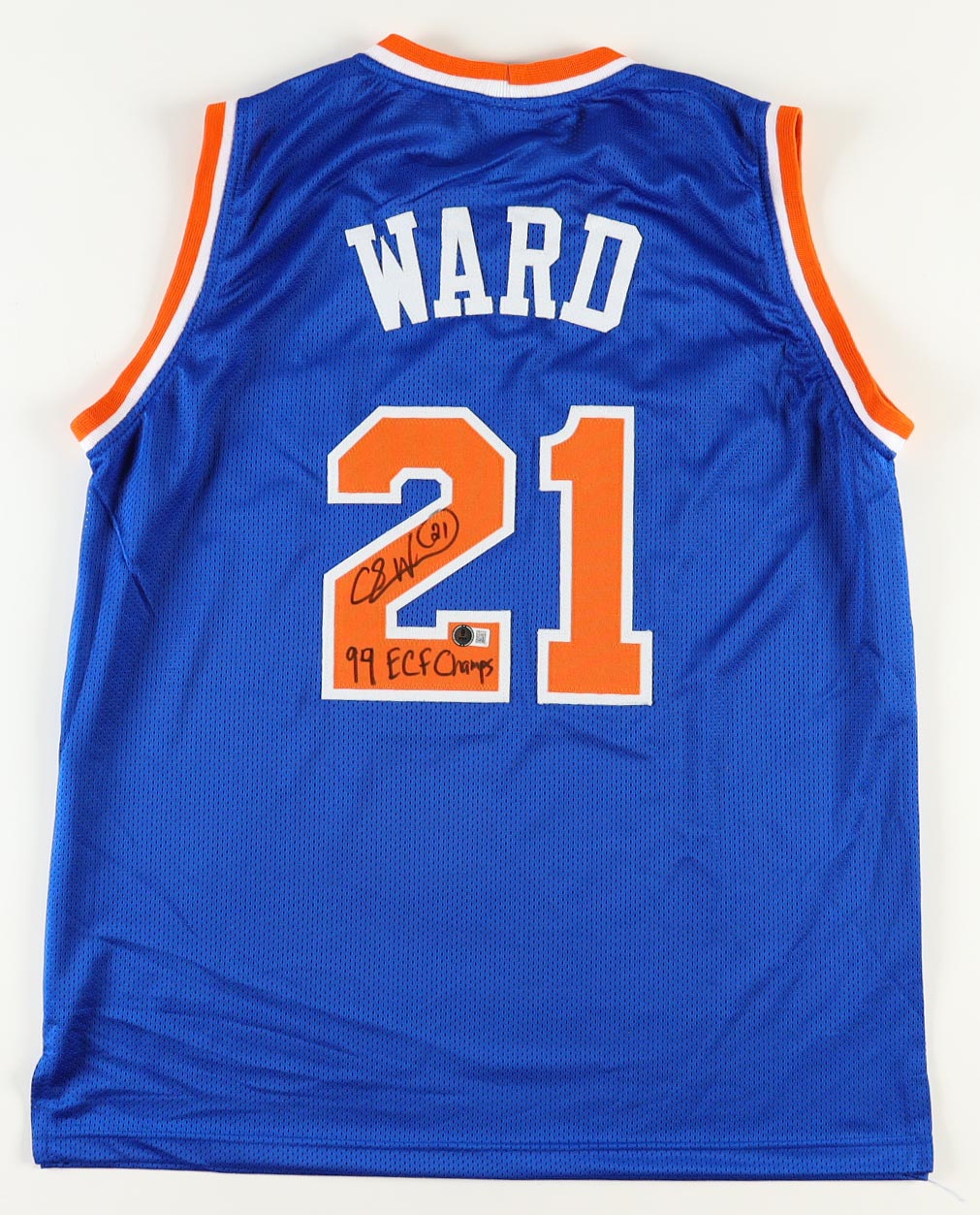 Charlie Ward Signed Jersey Inscribed "99 ECF Champs" (Beckett) at PristineAuction.com Charlie Ward Signed Jersey Inscribed "99 ECF Champs" (Beckett) at PristineAuction.com