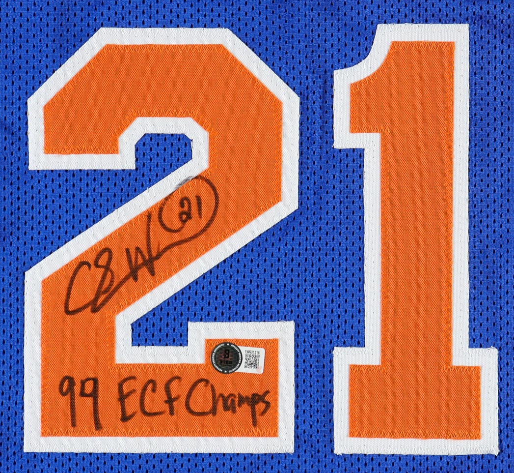 Charlie Ward Signed Jersey Inscribed "99 ECF Champs" (Beckett) at PristineAuction.com Charlie Ward Signed Jersey Inscribed "99 ECF Champs" (Beckett) at PristineAuction.com