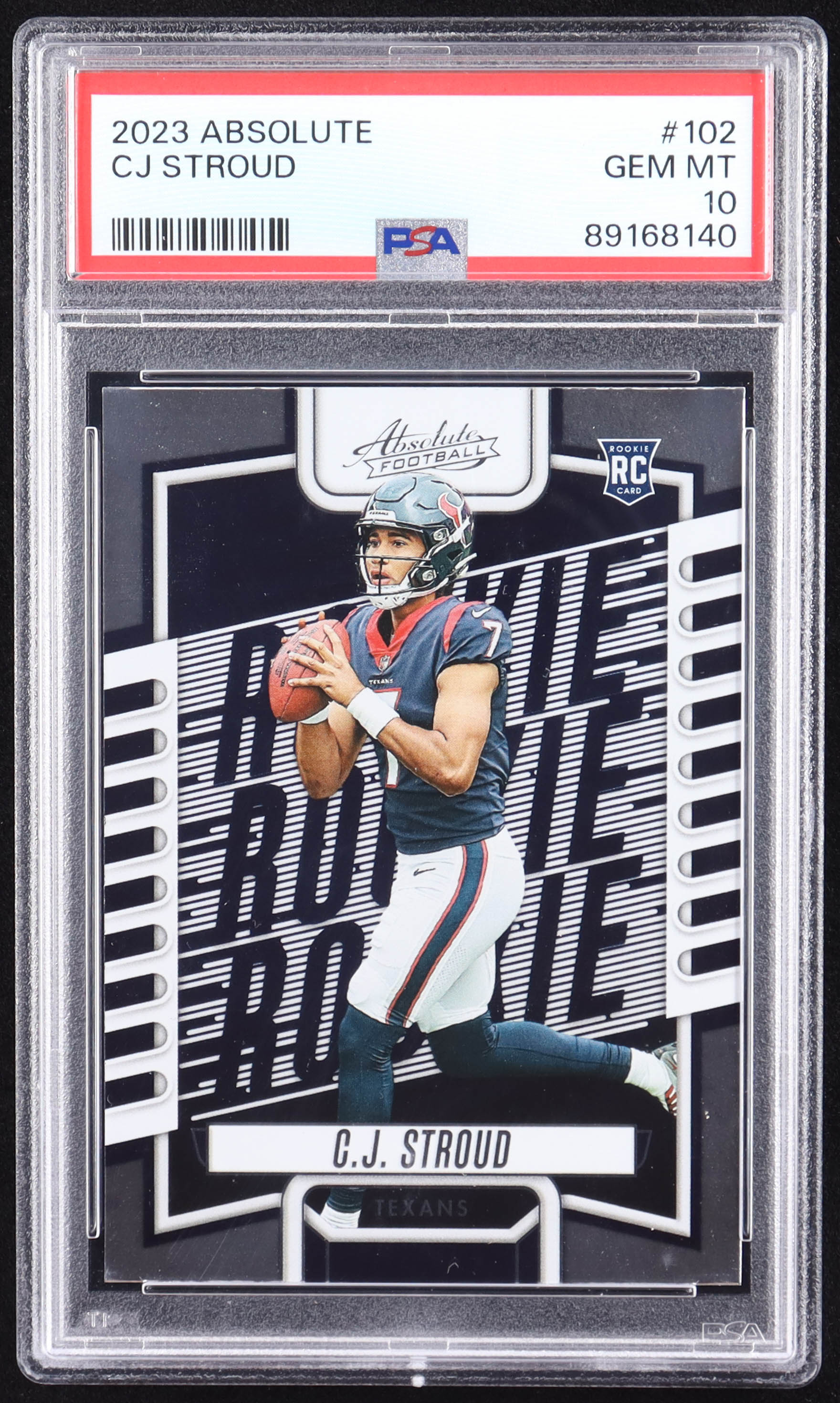 CJ Stroud 2023 Absolute #102 RC (PSA 10) at PristineAuction.com CJ Stroud 2023 Absolute #102 RC (PSA 10) at PristineAuction.com