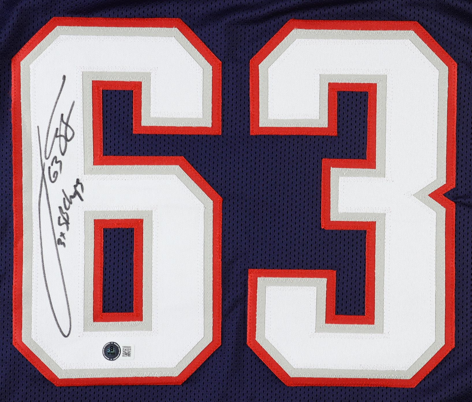Joe Andruzzi Signed Jersey Inscribed "3x SB Champs" (Beckett) at PristineAuction.com Joe Andruzzi Signed Jersey Inscribed "3x SB Champs" (Beckett) at PristineAuction.com