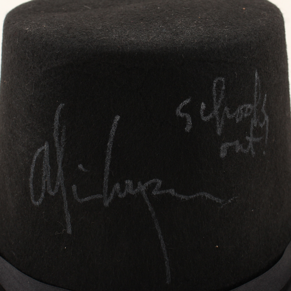 Alice Cooper Signed Top Hat Inscribed "School's Out" (JSA) at PristineAuction.com Alice Cooper Signed Top Hat Inscribed "School's Out" (JSA) at PristineAuction.com
