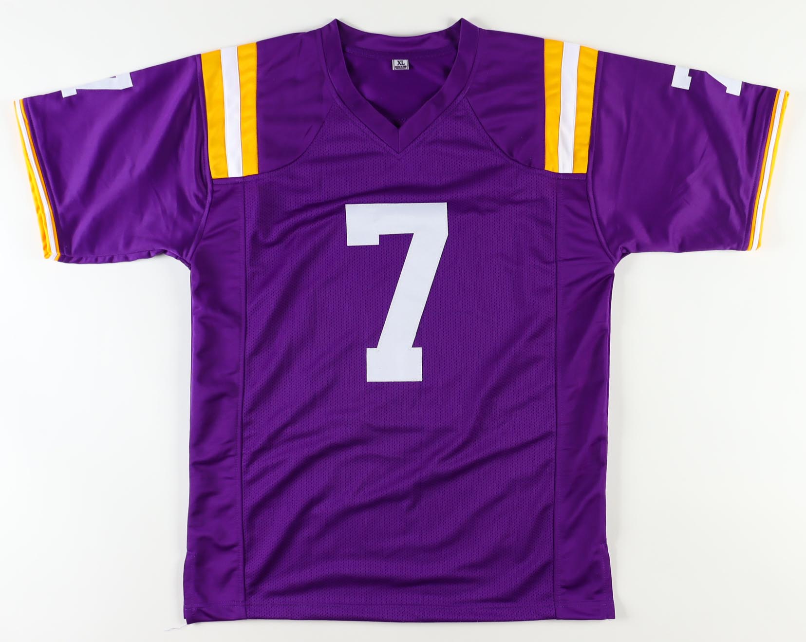 Leonard Fournette Signed & Inscribed "#7" Jersey (Beckett) at PristineAuction.com Leonard Fournette Signed & Inscribed "#7" Jersey (Beckett) at PristineAuction.com