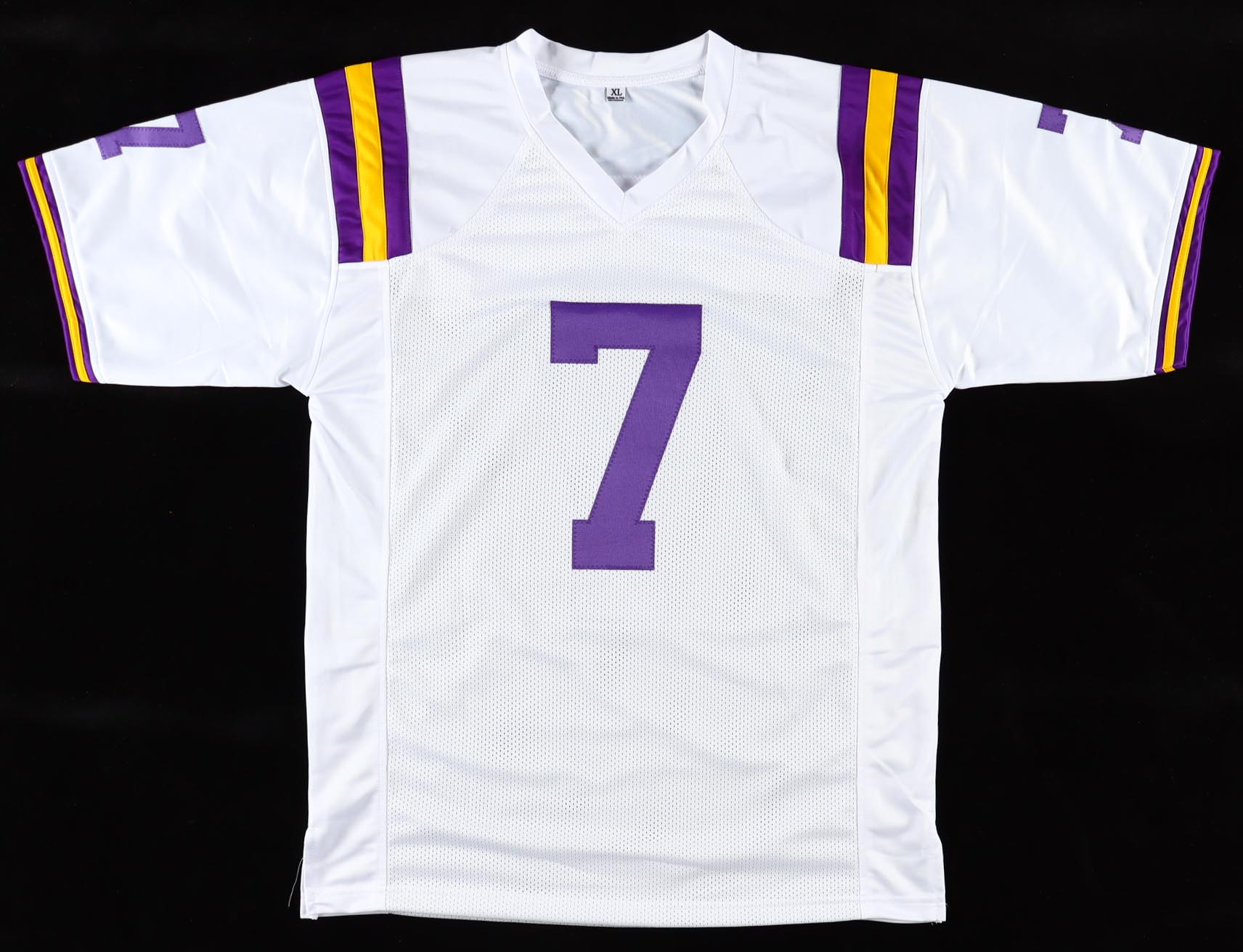 Leonard Fournette Signed & Inscribed "#7" Jersey (Beckett) at PristineAuction.com Leonard Fournette Signed & Inscribed "#7" Jersey (Beckett) at PristineAuction.com