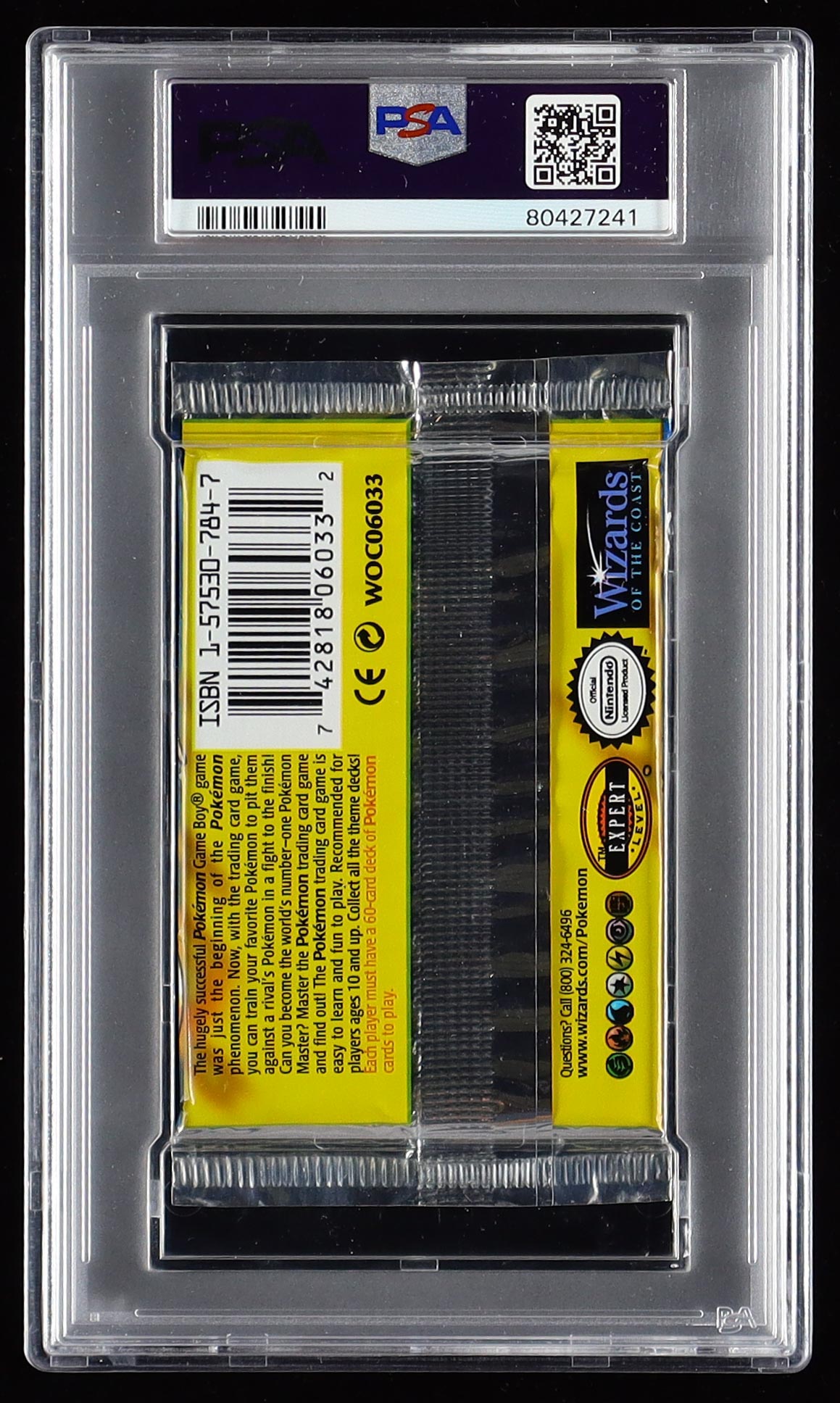 1999 WOTC Pokemon Charizard Base Unopened Foil Pack (PSA 8) at PristineAuction.com 1999 WOTC Pokemon Charizard Base Unopened Foil Pack (PSA 8) at PristineAuction.com