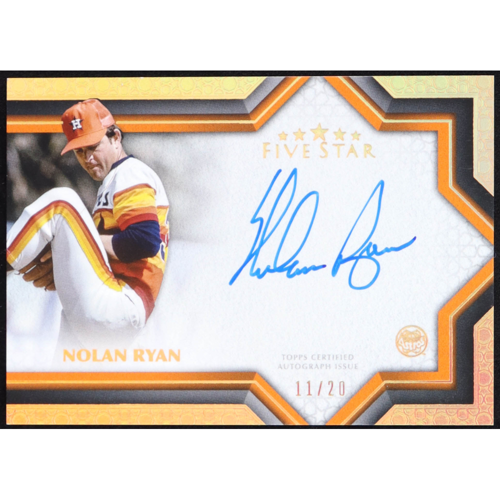 Nolan Ryan 2023 Topps Five Star Signatures #FSSNR #11/20 | Pristine Auction