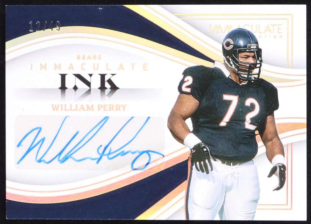 William Perry 2023 Immaculate Collection Immaculate Ink #4 #12/49 at PristineAuction.com William Perry 2023 Immaculate Collection Immaculate Ink #4 #12/49 at PristineAuction.com
