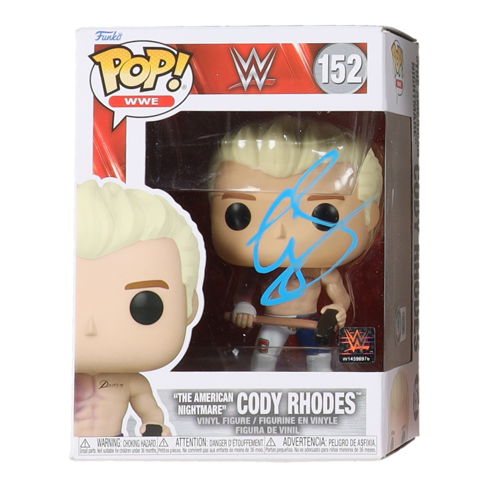 Cody Rhodes Signed WWE 152 "The American Nightmare" Cody Rhodes Funko