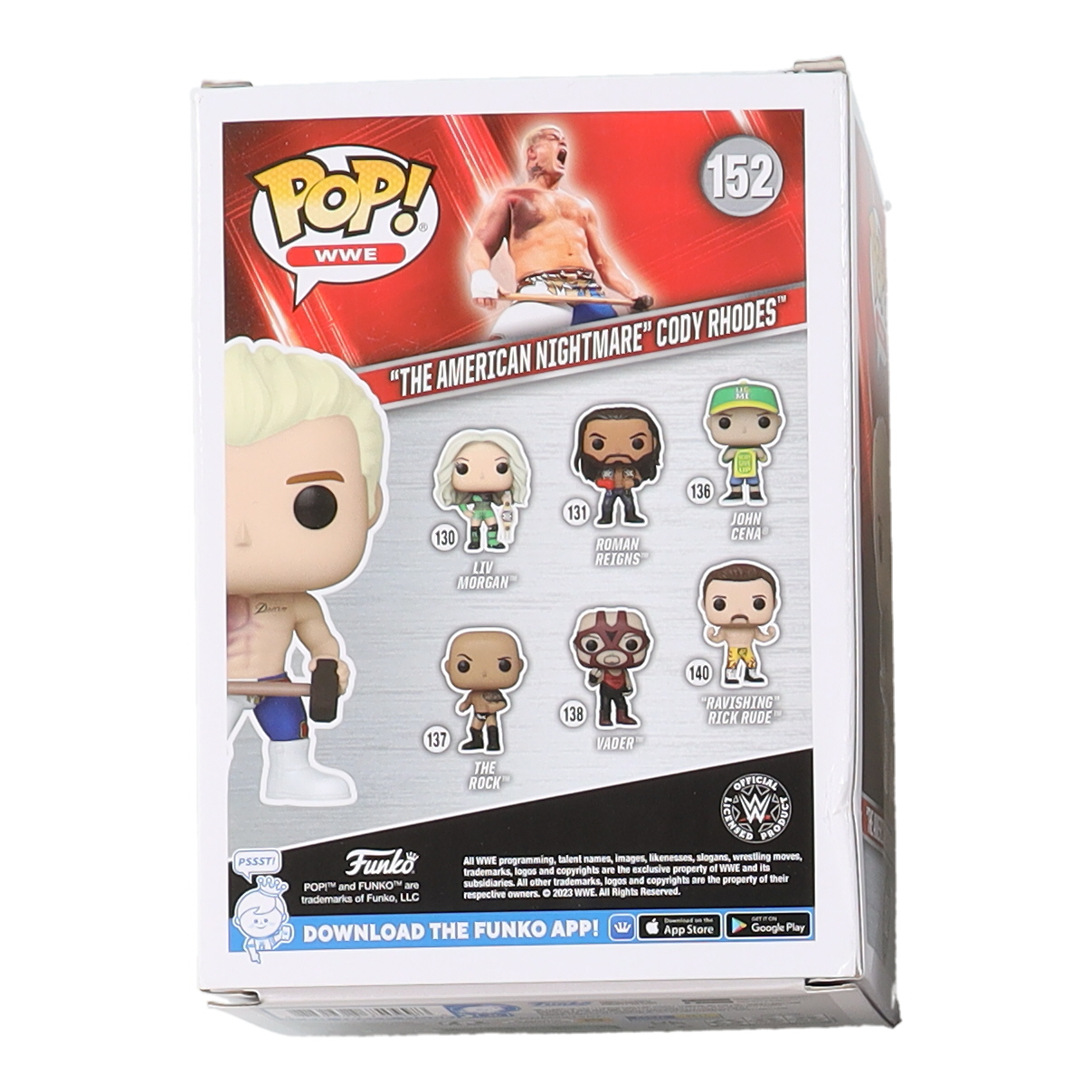Cody Rhodes Signed WWE #152 "The American Nightmare" Cody Rhodes Funko Pop! Vinyl Figure (Beckett) at PristineAuction.com Cody Rhodes Signed WWE #152 "The American Nightmare" Cody Rhodes Funko Pop! Vinyl Figure (Beckett) at PristineAuction.com