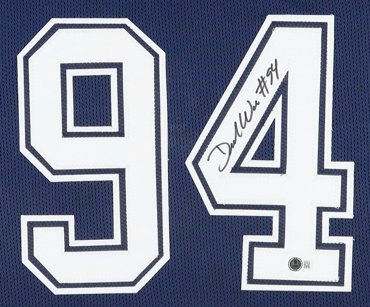 DeMarcus Ware Signed Custom Framed Jersey Display (Beckett) at PristineAuction.com DeMarcus Ware Signed Custom Framed Jersey Display (Beckett) at PristineAuction.com