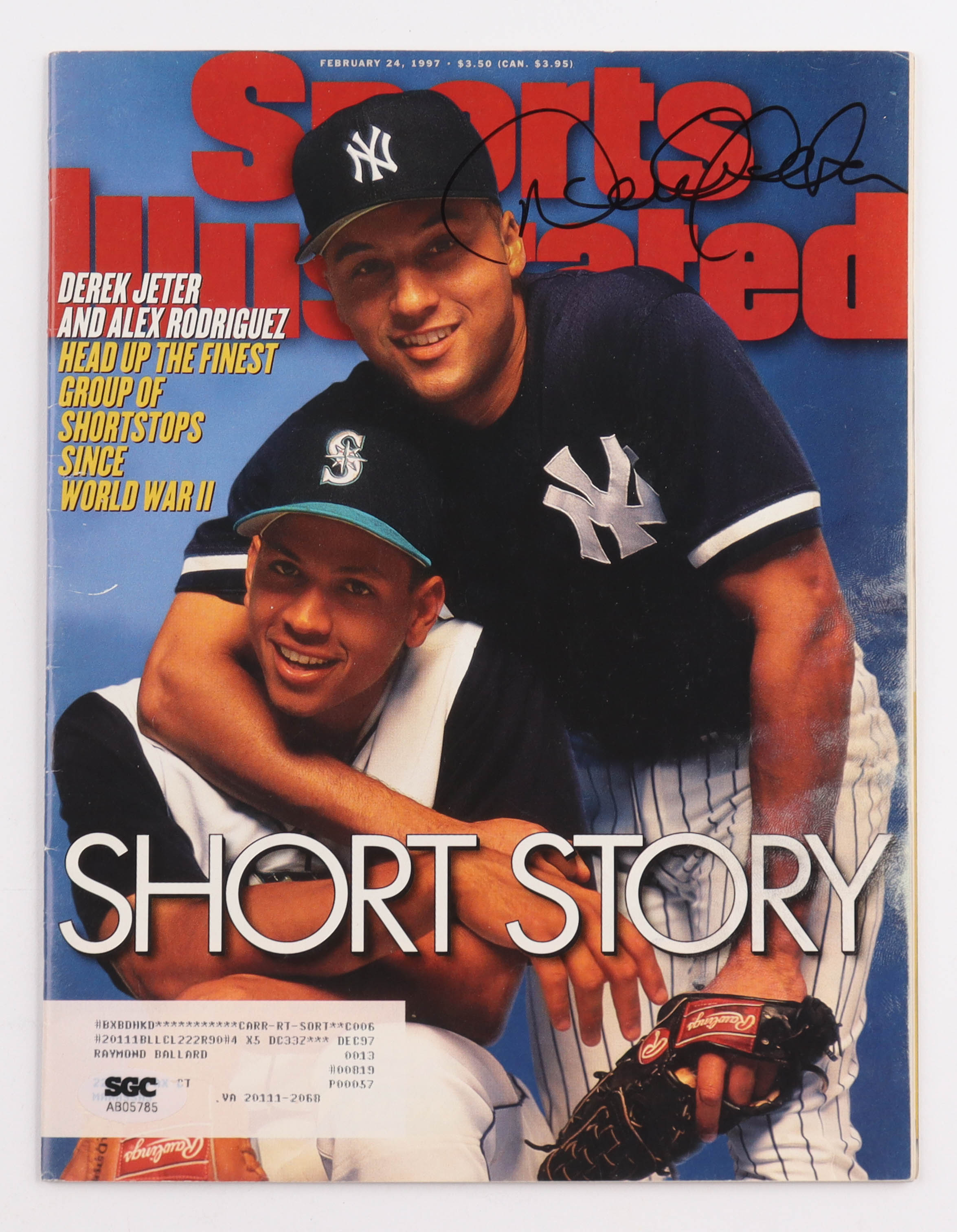 Derek Jeter Signed 1997 Sports Illustrated Magazine (SGC) at PristineAuction.com Derek Jeter Signed 1997 Sports Illustrated Magazine (SGC) at PristineAuction.com