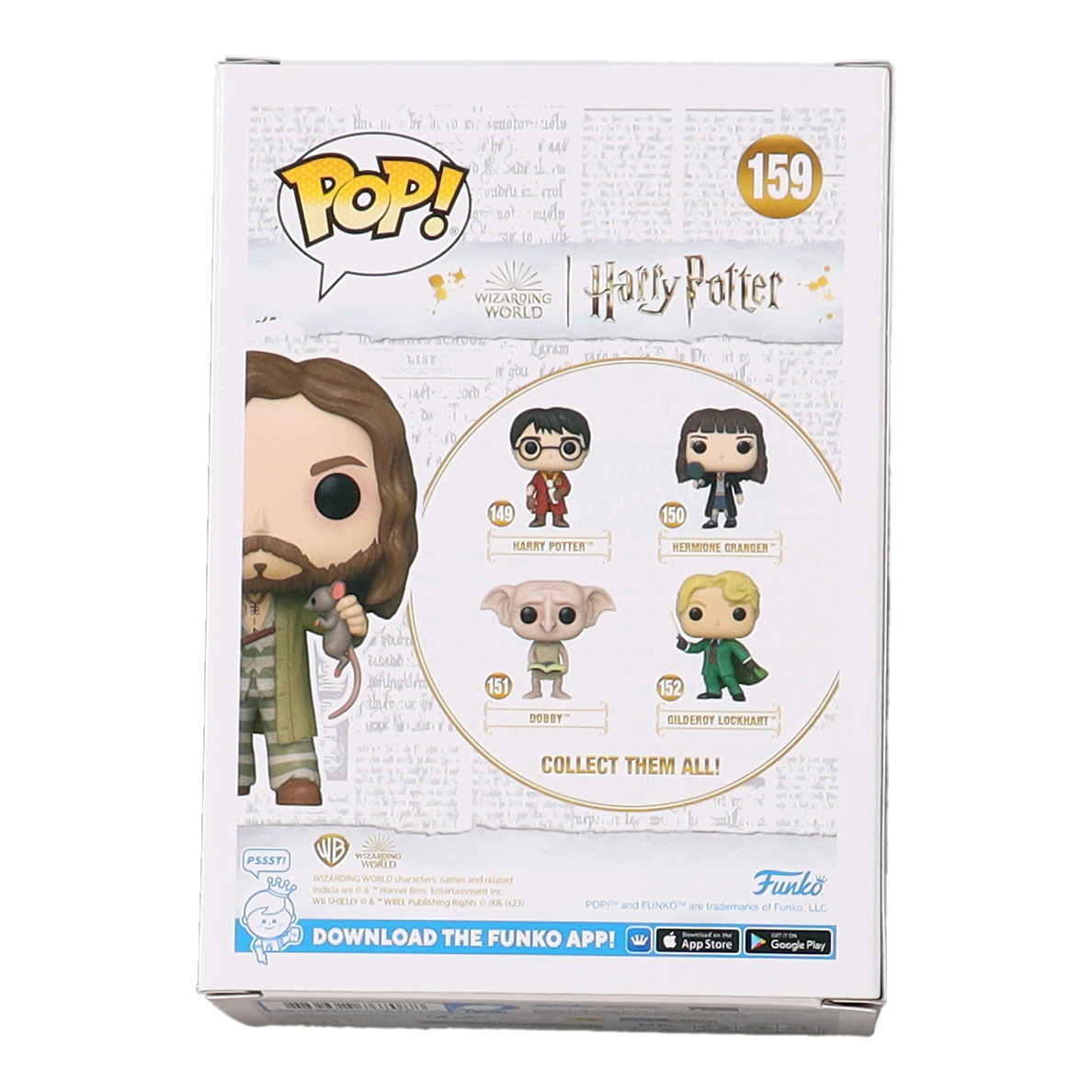 Gary Oldman Signed "Harry Potter" #159 Sirius Black With Wormtail Funko Pop! Vinyl Figure (Beckett) at PristineAuction.com Gary Oldman Signed "Harry Potter" #159 Sirius Black With Wormtail Funko Pop! Vinyl Figure (Beckett) at PristineAuction.com