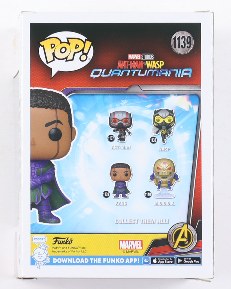Jonathan Majors Signed "Antman & Wasp: Quantumania" #1139 Kang Funko Pop! Vinyl Figure (Beckett) at PristineAuction.com Jonathan Majors Signed "Antman & Wasp: Quantumania" #1139 Kang Funko Pop! Vinyl Figure (Beckett) at PristineAuction.com