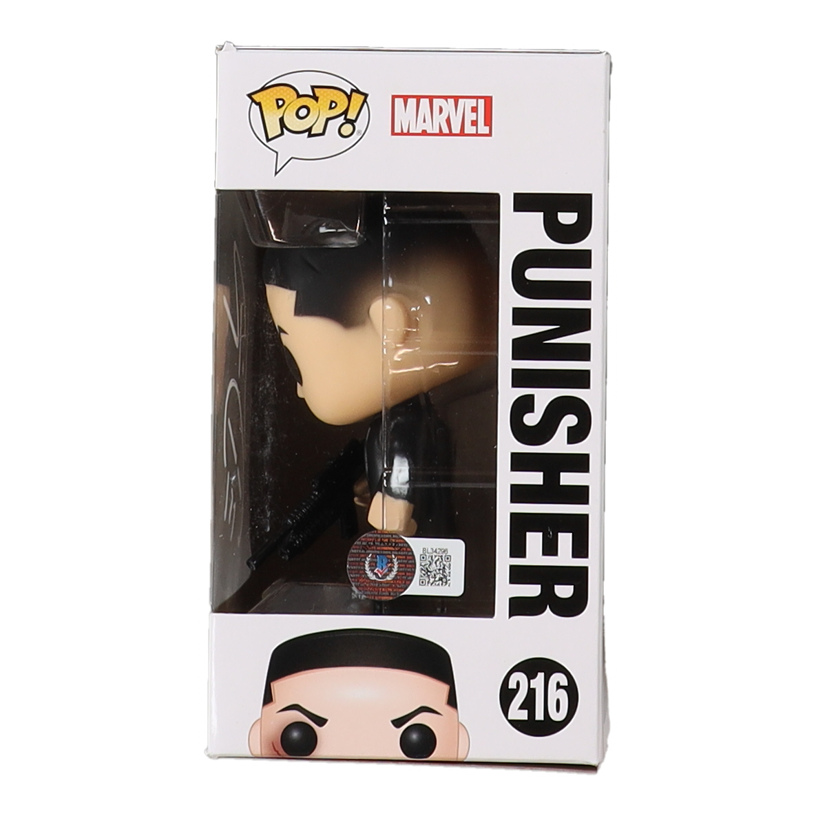 Jon Bernthal Signed "Daredevil" #216 Punisher Bobble-Head Funko Pop! Vinyl Figure With Sketch (Beckett) at PristineAuction.com Jon Bernthal Signed "Daredevil" #216 Punisher Bobble-Head Funko Pop! Vinyl Figure With Sketch (Beckett) at PristineAuction.com