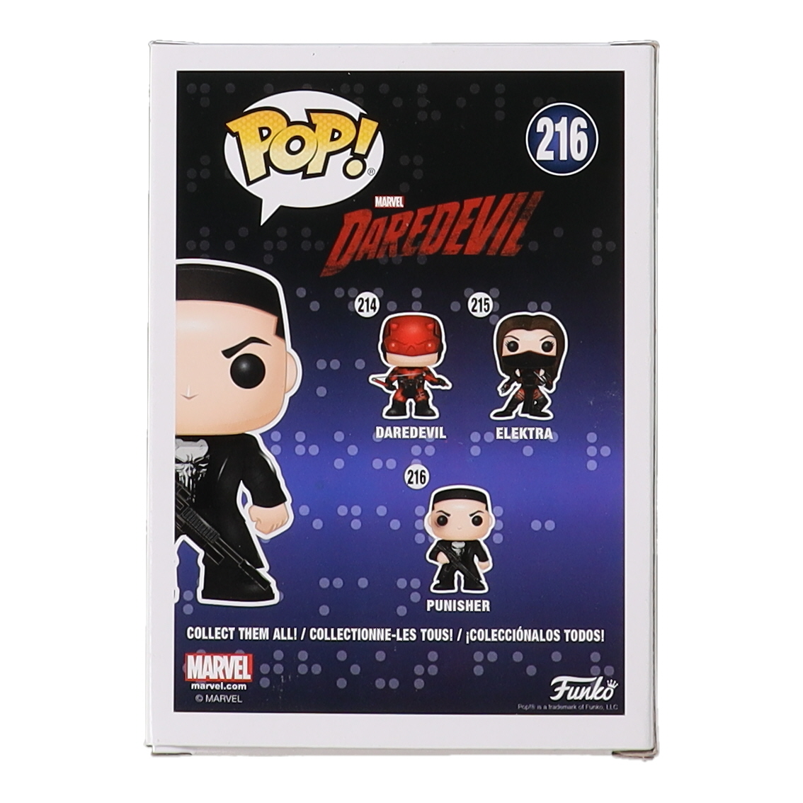 Jon Bernthal Signed "Daredevil" #216 Punisher Bobble-Head Funko Pop! Vinyl Figure With Sketch (Beckett) at PristineAuction.com Jon Bernthal Signed "Daredevil" #216 Punisher Bobble-Head Funko Pop! Vinyl Figure With Sketch (Beckett) at PristineAuction.com