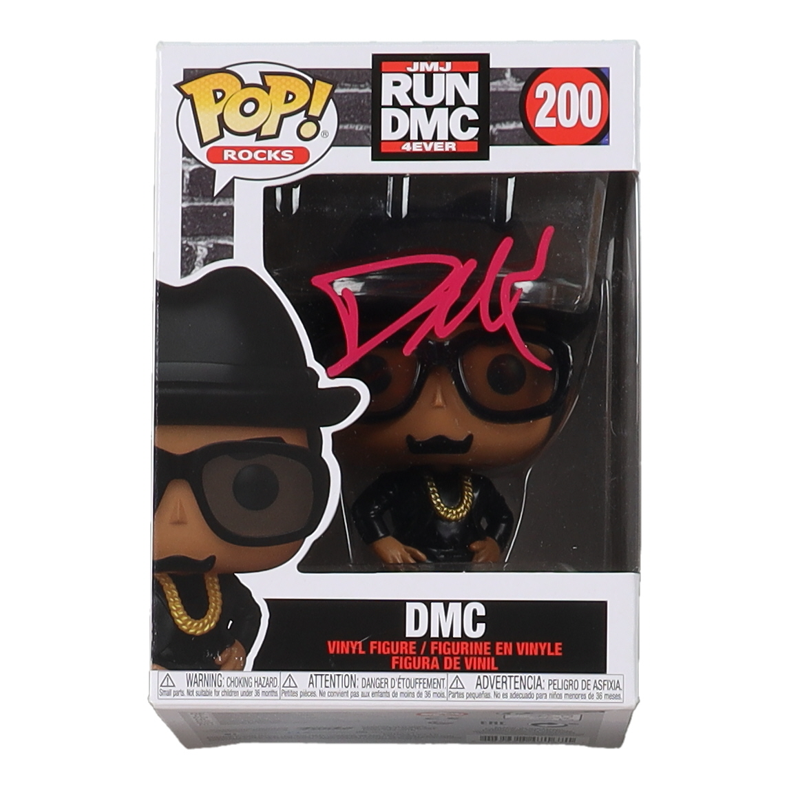 Darryl McDaniels Signed "Run DMC" #200 DMC Funko Pop! Vinyl Figure (Beckett) at PristineAuction.com Darryl McDaniels Signed "Run DMC" #200 DMC Funko Pop! Vinyl Figure (Beckett) at PristineAuction.com