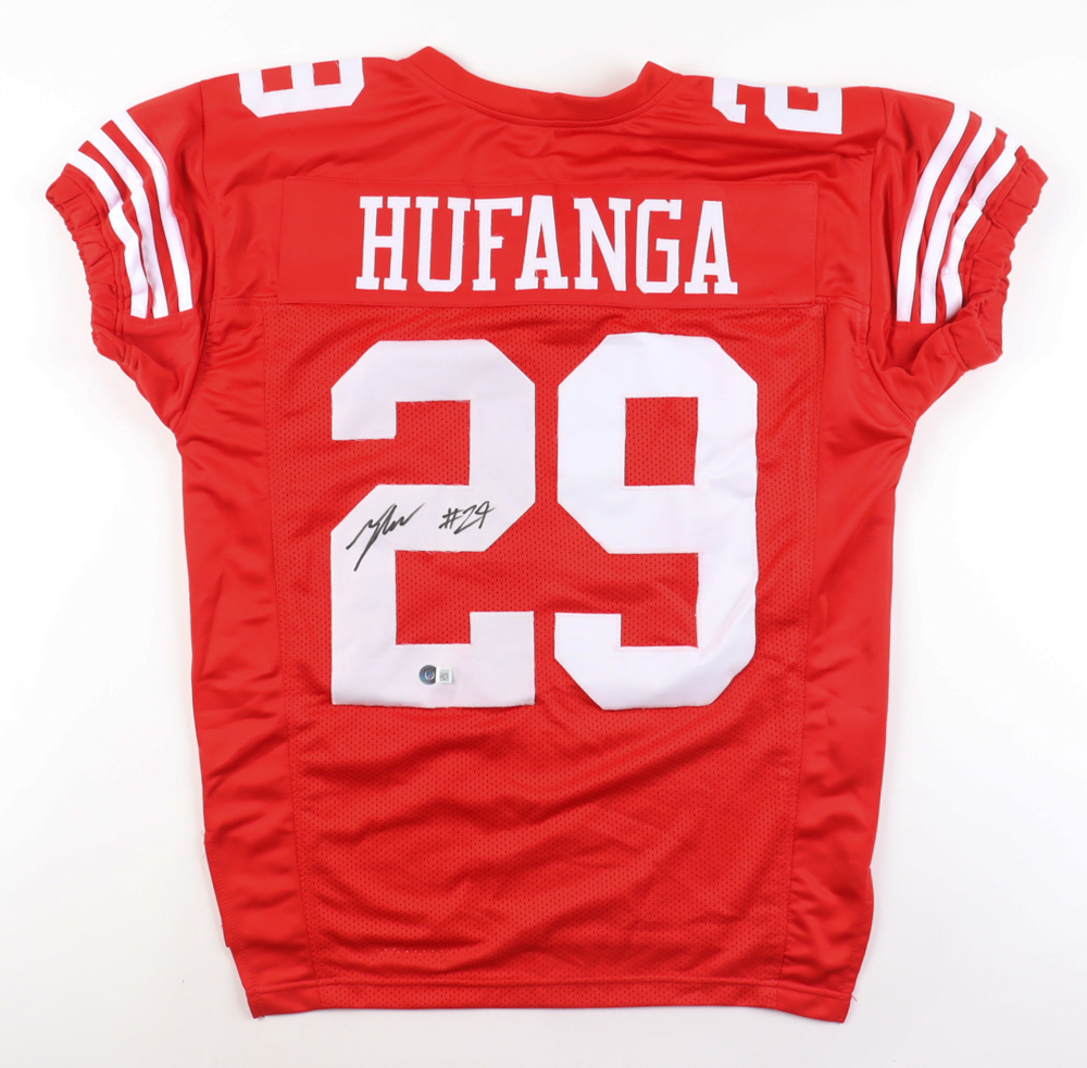 Talanoa Hufanga Signed Jersey (Beckett) at PristineAuction.com Talanoa Hufanga Signed Jersey (Beckett) at PristineAuction.com