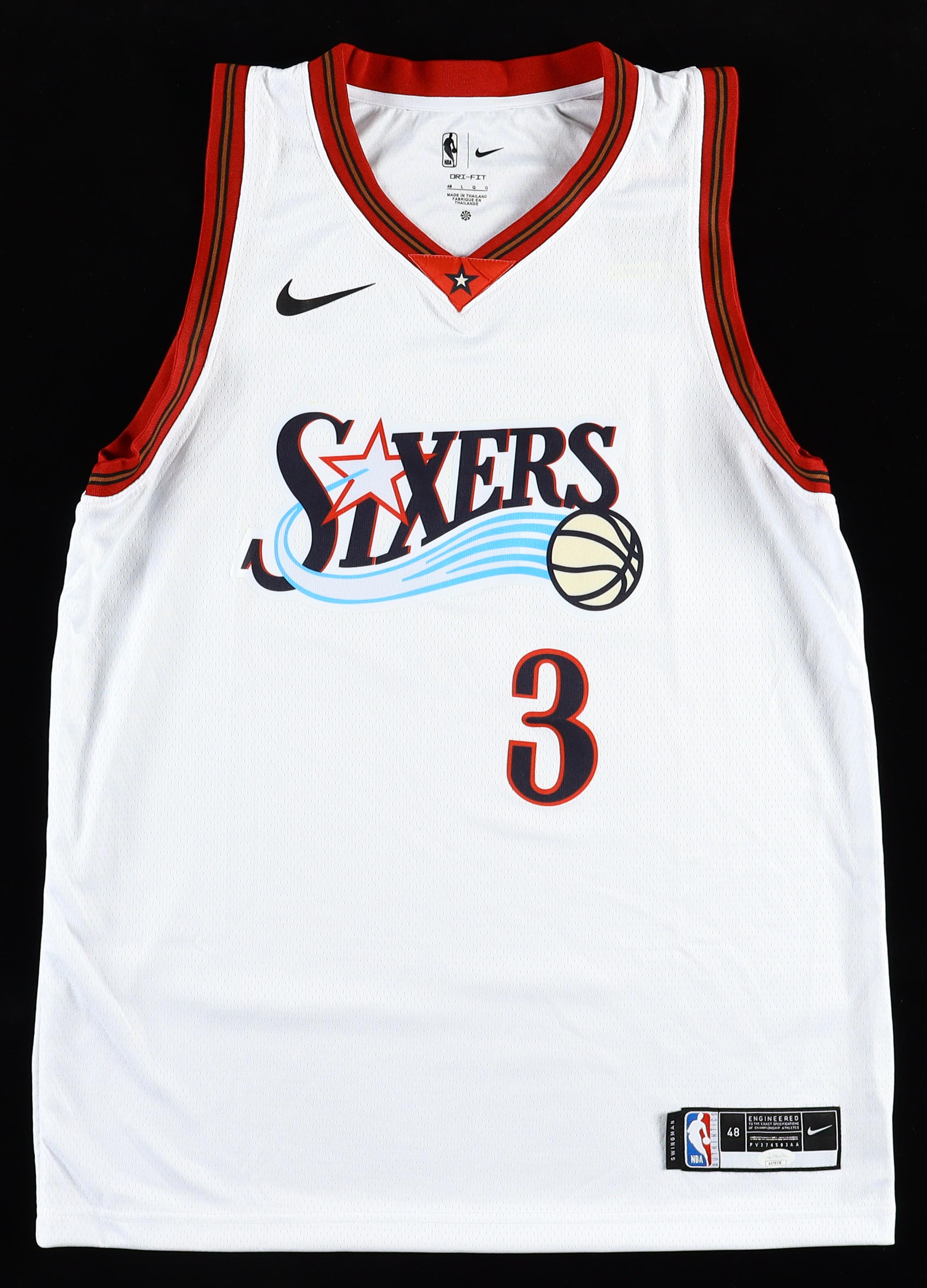 Allen Iverson Signed 76ers Jersey (JSA) at PristineAuction.com Allen Iverson Signed 76ers Jersey (JSA) at PristineAuction.com