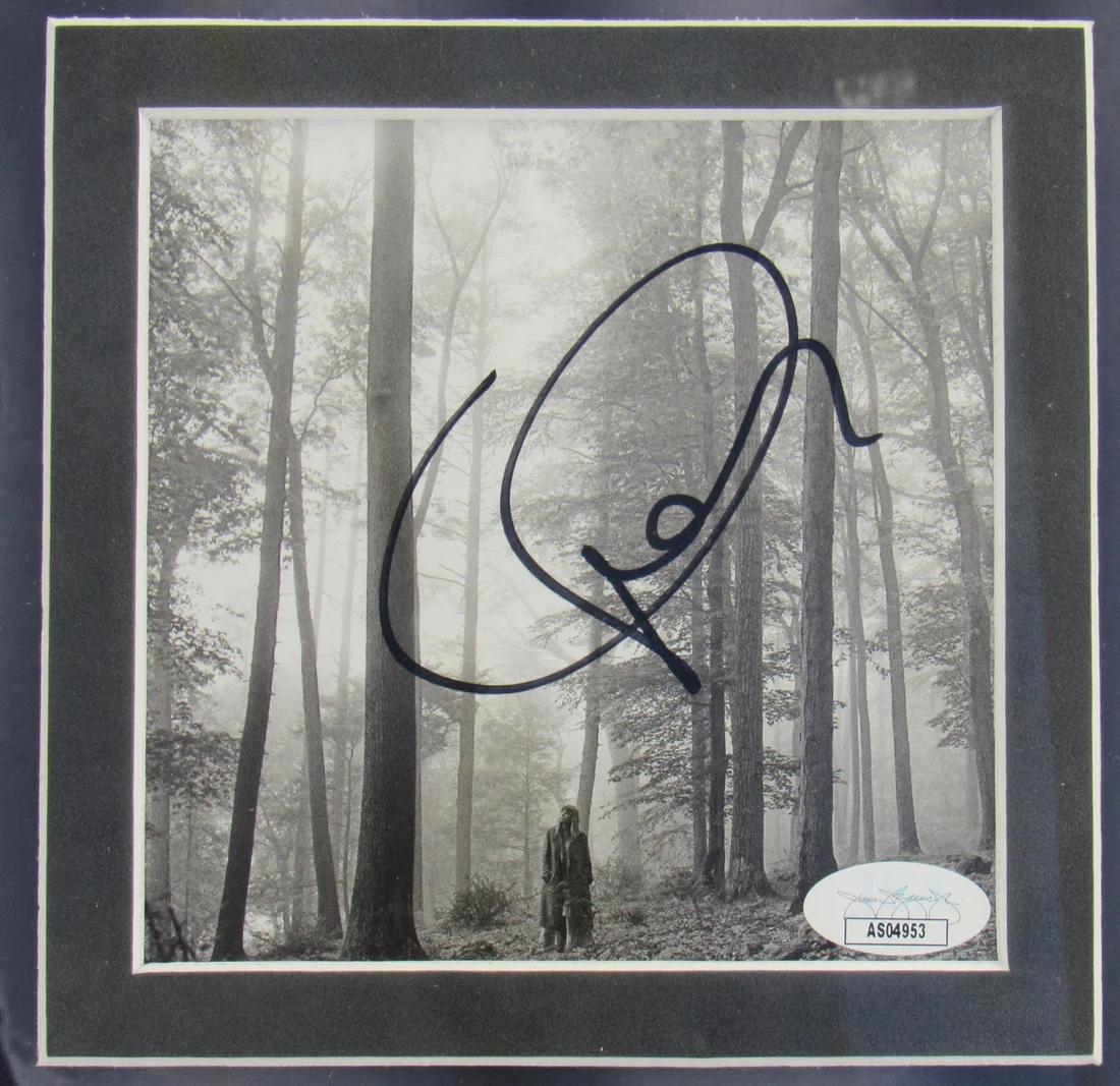 Taylor Swift Signed Custom Framed "Folklore" CD Album Cover Display (JSA) at PristineAuction.com Taylor Swift Signed Custom Framed "Folklore" CD Album Cover Display (JSA) at PristineAuction.com