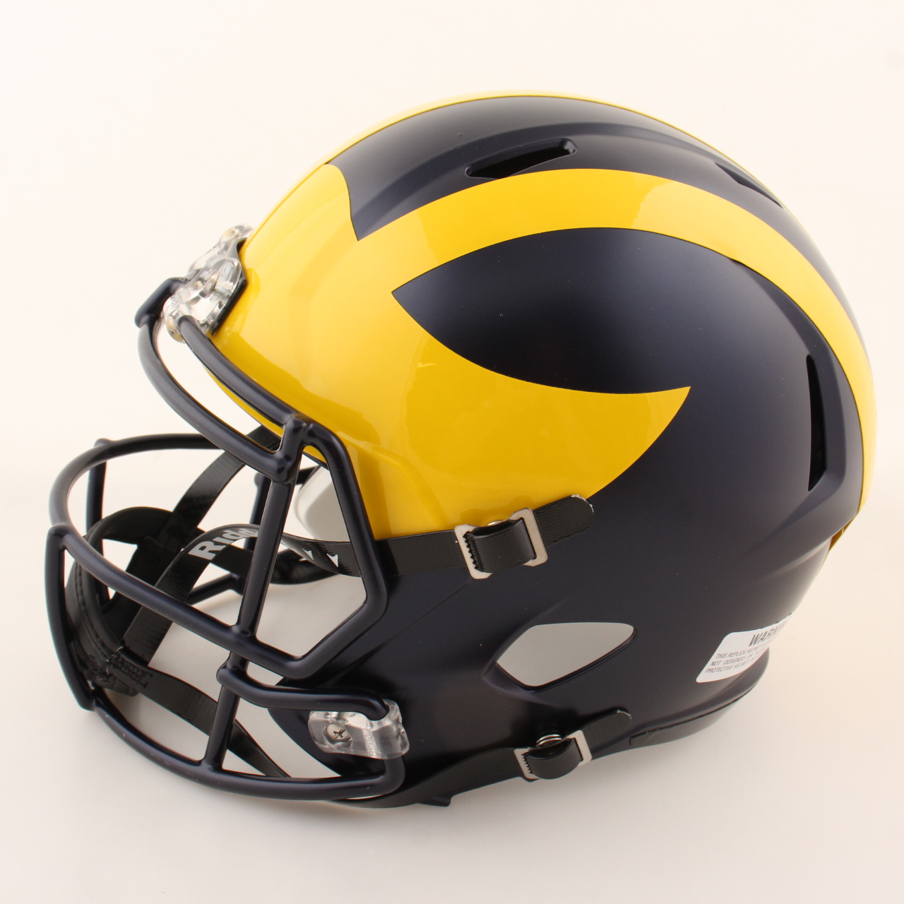 2023 Michigan Wolverines Full-Size Speed Helmet Team-Signed by (17) with J.J. McCarthy, Blake Corum, Roman Wilson, Colston Loveland Inscribed "Go Blue 15-0" & "23 Champs!" (Beckett) at PristineAuction.com 2023 Michigan Wolverines Full-Size Speed Helmet Team-Signed by (17) with J.J. McCarthy, Blake Corum, Roman Wilson, Colston Loveland Inscribed "Go Blue 15-0" & "23 Champs!" (Beckett) at PristineAuction.com