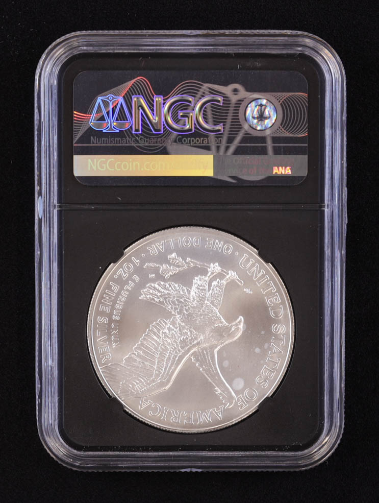 2022(W) American Silver Eagle - Early Releases - Struck at the West Point Mint (NGC MS70) at PristineAuction.com 2022(W) American Silver Eagle - Early Releases - Struck at the West Point Mint (NGC MS70) at PristineAuction.com