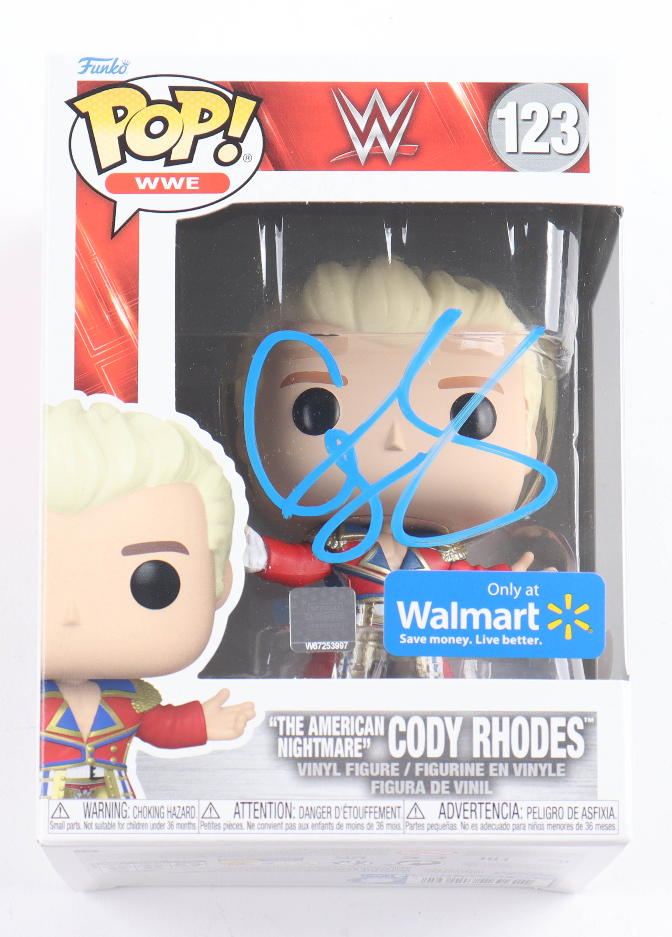 Cody Rhodes Signed WWE #123 "The American Nightmare" Cody Rhodes Funko Pop! Vinyl Figure (JSA) at PristineAuction.com Cody Rhodes Signed WWE #123 "The American Nightmare" Cody Rhodes Funko Pop! Vinyl Figure (JSA) at PristineAuction.com