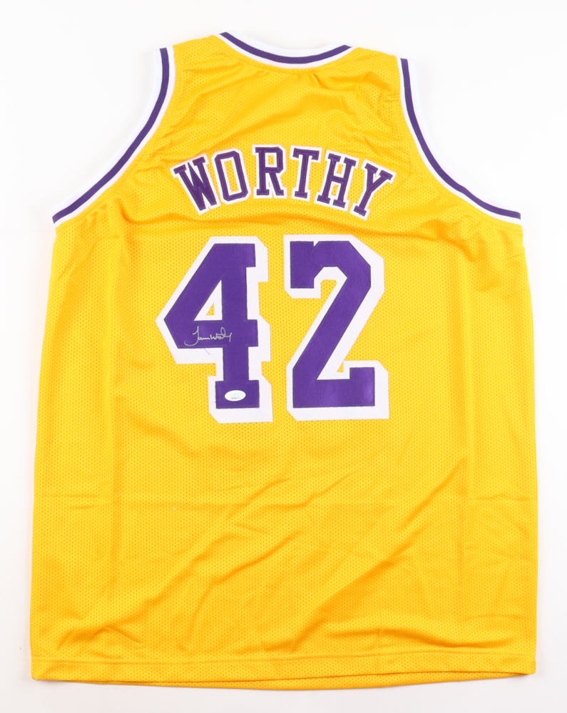 James Worthy Signed Jersey (JSA) at PristineAuction.com James Worthy Signed Jersey (JSA) at PristineAuction.com