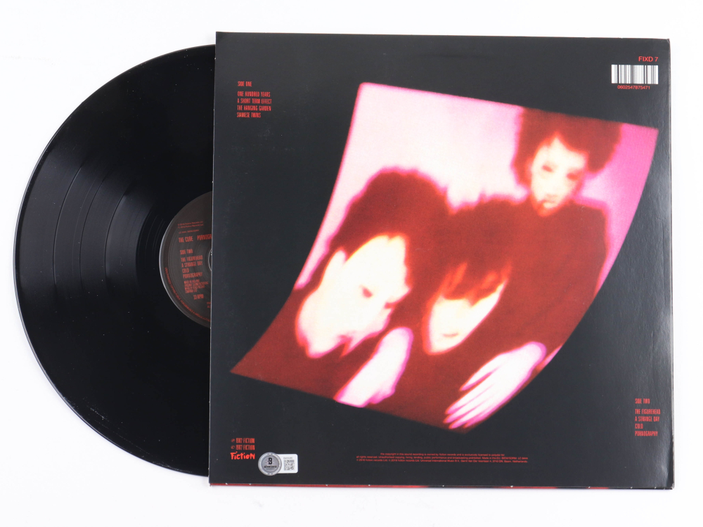 Robert Smith Signed The Cure "Pornography" Vinyl Record Album (Beckett