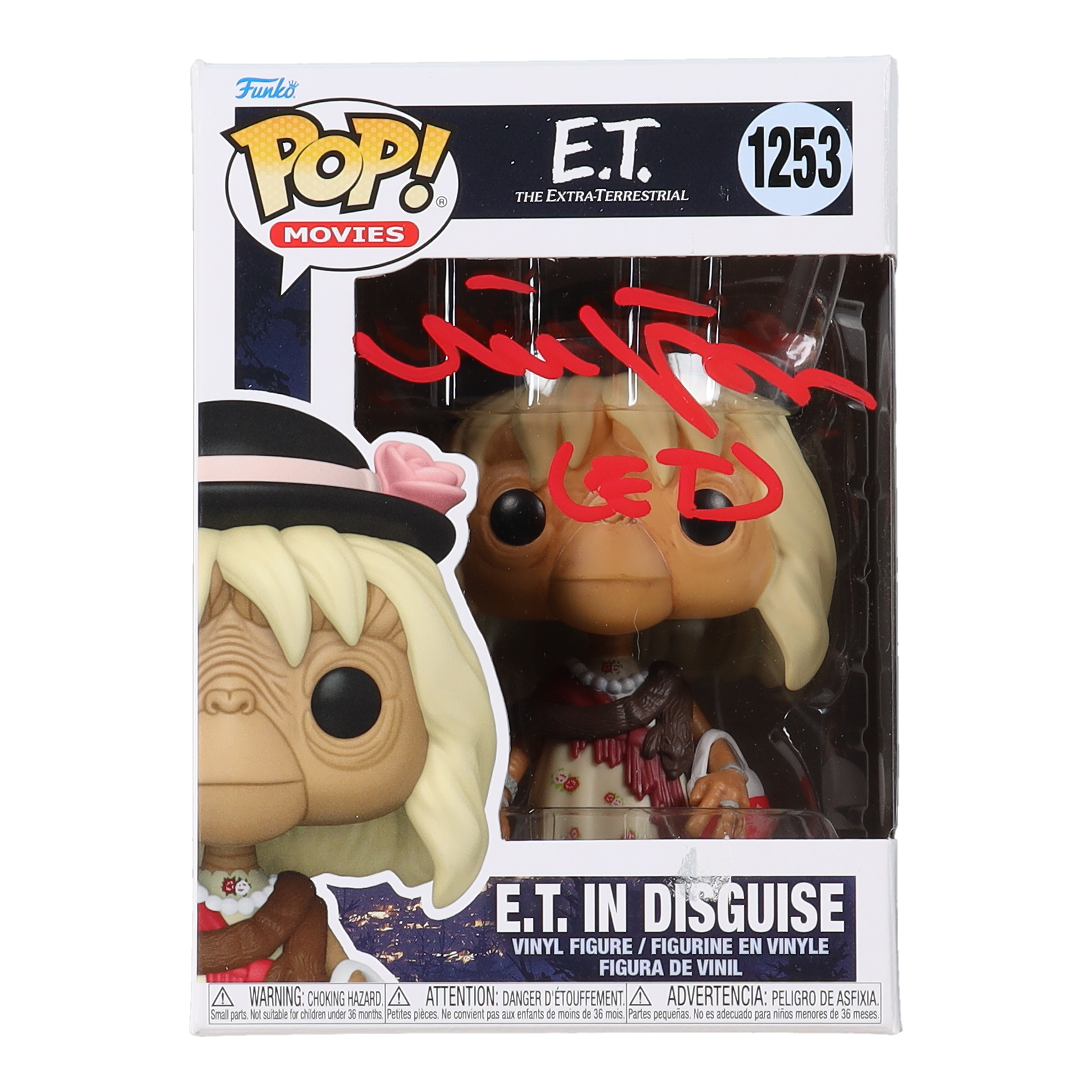Matthew De Merritt Signed "E.T." #1253 E.T. In Disguise Funko Pop! Vinyl Figure Inscribed "ET" (JSA) at PristineAuction.com Matthew De Merritt Signed "E.T." #1253 E.T. In Disguise Funko Pop! Vinyl Figure Inscribed "ET" (JSA) at PristineAuction.com