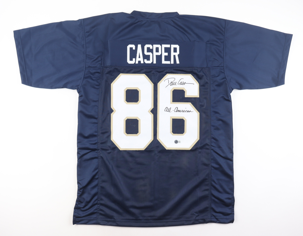 Dave Casper Signed Jersey Inscribed "All-American" (Beckett) at PristineAuction.com Dave Casper Signed Jersey Inscribed "All-American" (Beckett) at PristineAuction.com