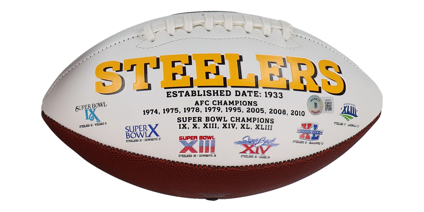 Jerome Bettis Signed Steelers Logo Football (Beckett) at PristineAuction.com Jerome Bettis Signed Steelers Logo Football (Beckett) at PristineAuction.com