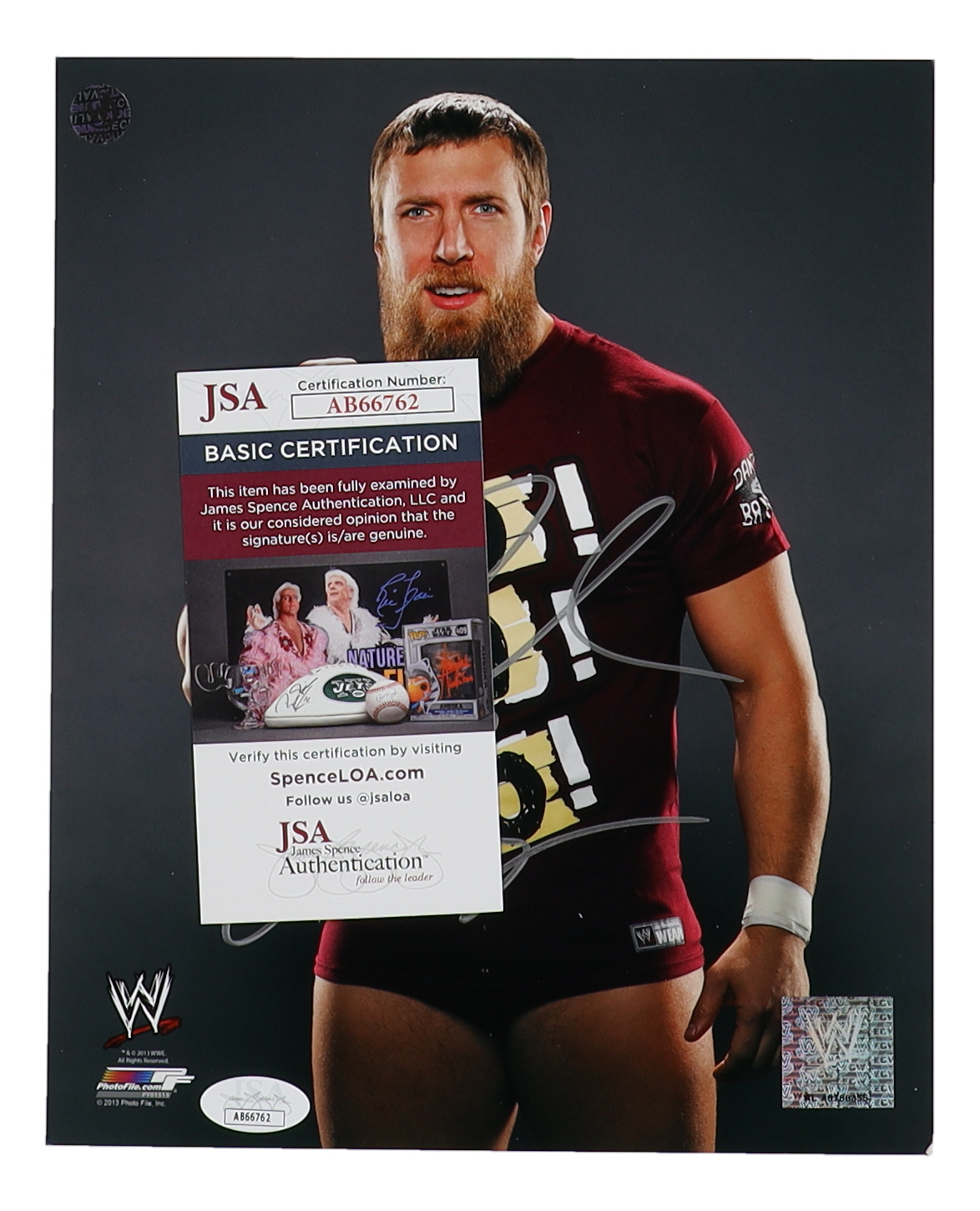 Daniel Bryan Signed WWE 8x10 Photo (JSA) at PristineAuction.com Daniel Bryan Signed WWE 8x10 Photo (JSA) at PristineAuction.com