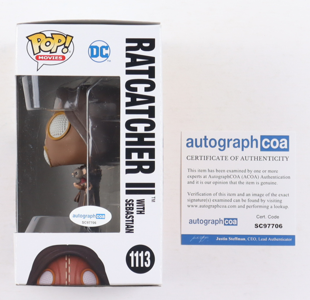Daniela Melchior Signed "The Suicide Squad" #1113 Ratcatcher II With Sebastian Funko Pop Vinyl Figure (ACOA) at PristineAuction.com Daniela Melchior Signed "The Suicide Squad" #1113 Ratcatcher II With Sebastian Funko Pop Vinyl Figure (ACOA) at PristineAuction.com