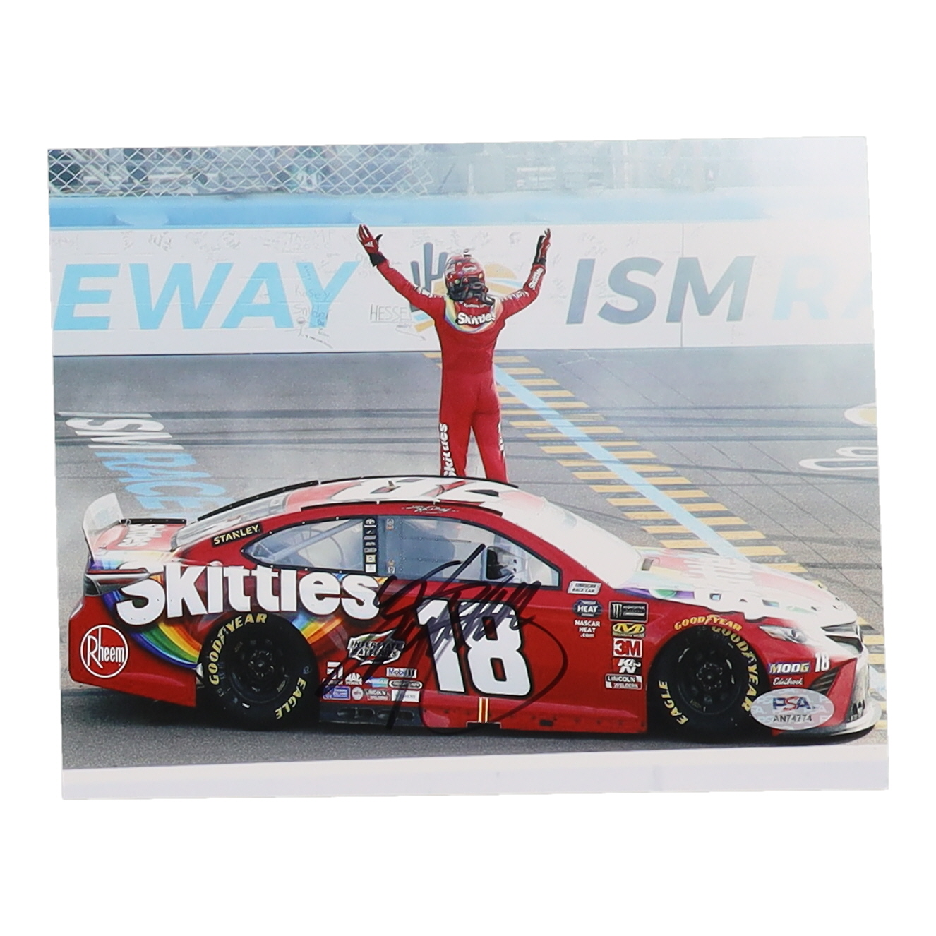 Kyle Busch Signed NASCAR 8x10 Photo (PSA) at PristineAuction.com Kyle Busch Signed NASCAR 8x10 Photo (PSA) at PristineAuction.com