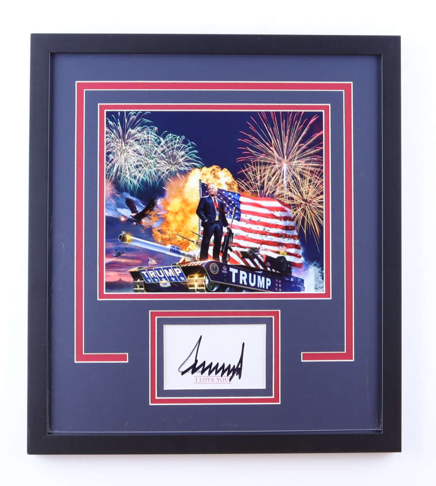 thumbnail image 2 of Jon McNaughton "Crossing The Swamp" Signed & Framed Print - 35x26 - Donald Trump Art 2 of 3