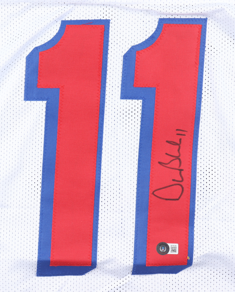 Drew Bledsoe Signed Jersey (Beckett) at PristineAuction.com Drew Bledsoe Signed Jersey (Beckett) at PristineAuction.com