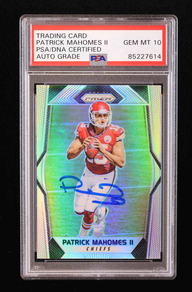 Patrick Mahomes II Signed 2017 Panini Prizm #269 RC (PSA | Autograph Graded 10) at PristineAuction.com Patrick Mahomes II Signed 2017 Panini Prizm #269 RC (PSA | Autograph Graded 10) at PristineAuction.com